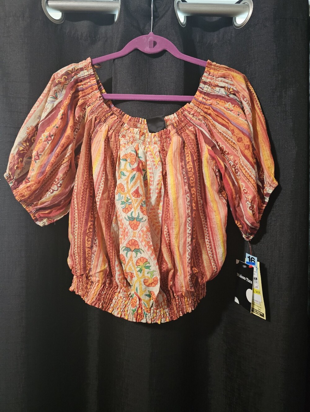 Maison Tara 2 Piece Top / Skirt Sz 16 - Picture 3 of 12
